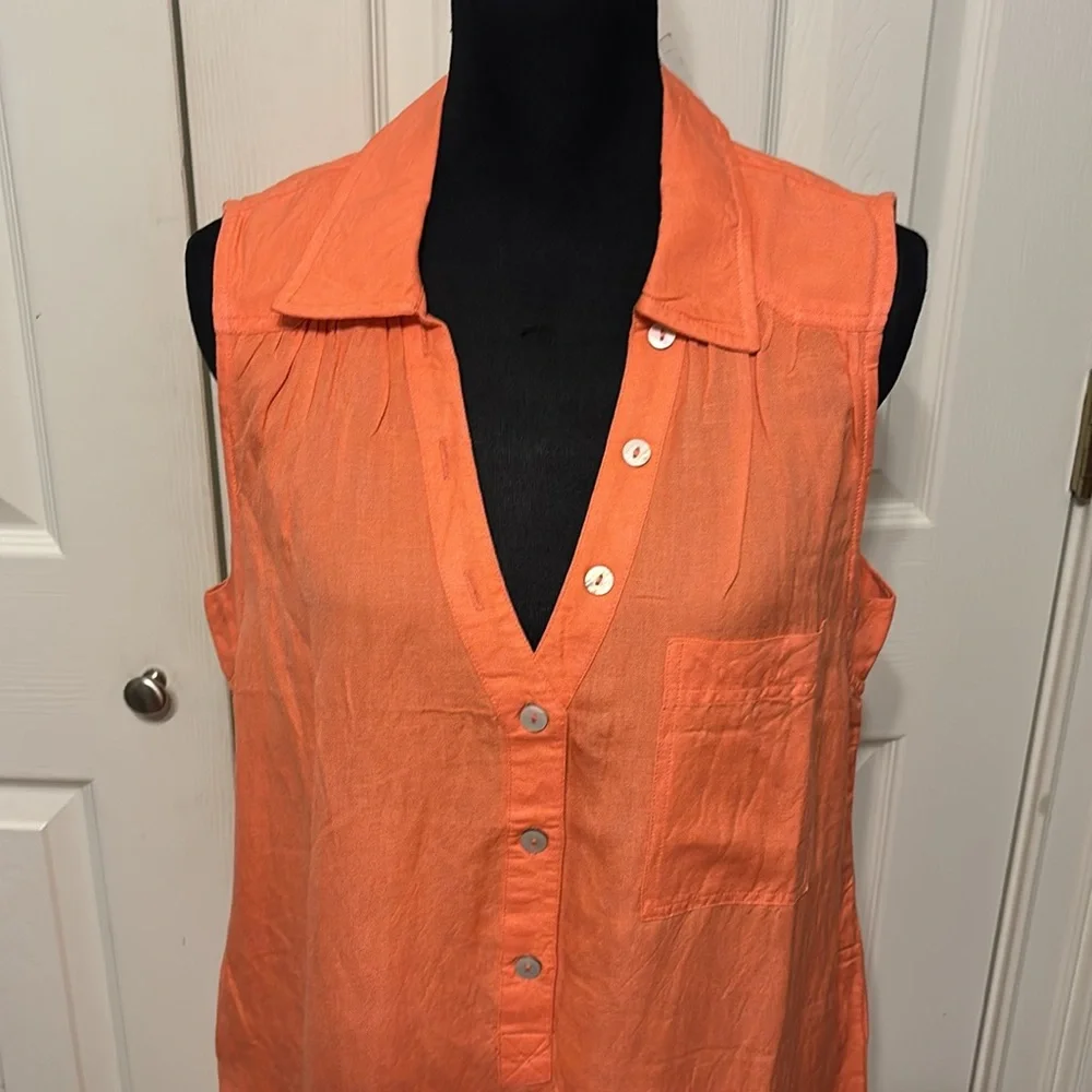 Elan Sleeveless Ruffle Trim Dress - Picture 3 of 11